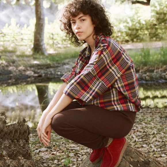 The GREAT. The Journey Pullover in Bluegrass Plaid 1|S - Picture 2 of 12